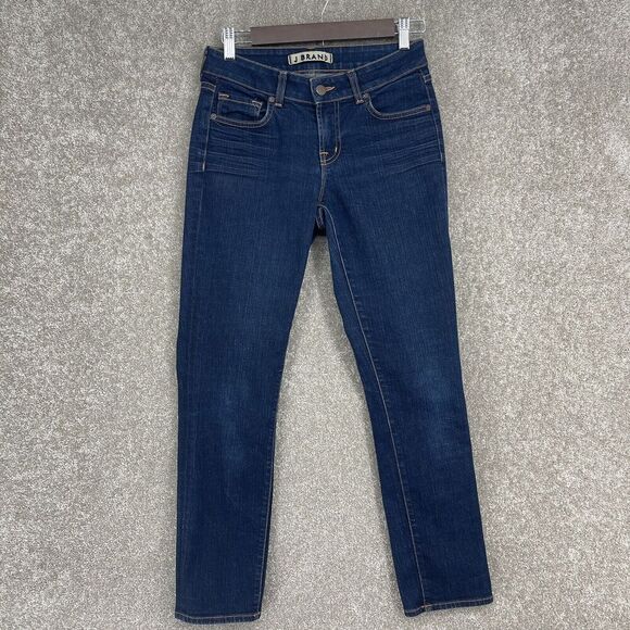 J‎ Brand Jeans Dark Wash Womens Size 27 Scarlett Seven Eights Mid Skinny In Ink - Picture 1 of 9